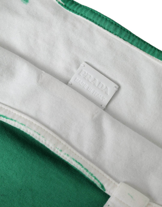Prada Elegante Tote Bag aus grünem Stoff - Léoré