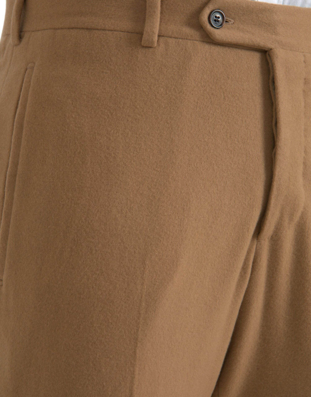 Prada Beige Kaschmir Männer Straight Fit Kleiderhosen - Léoré