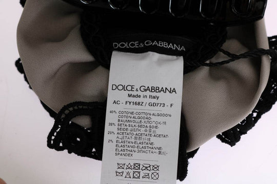 Dolce & Gabbana Elegante florale Haarspange aus Spitze - Léoré