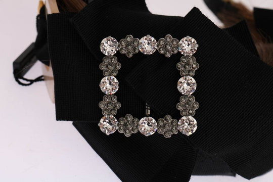 Dolce & Gabbana Goldbraunes Diadem-Stirnband mit Kristallverzierung - Léoré