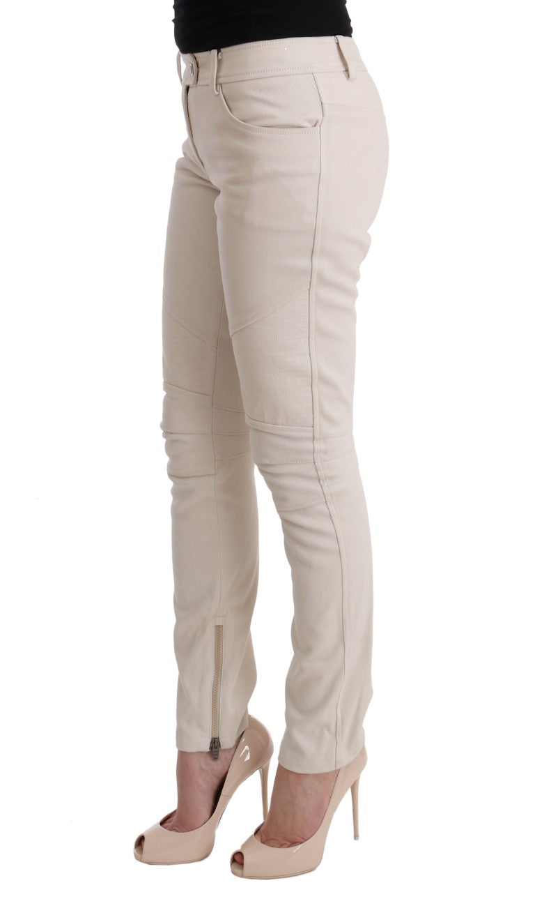 Ermanno Scervino Weiße Slim Fit Freizeitjeans