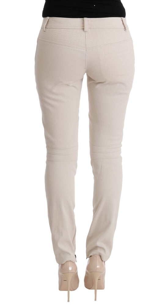 Ermanno Scervino Weiße Slim Fit Freizeitjeans