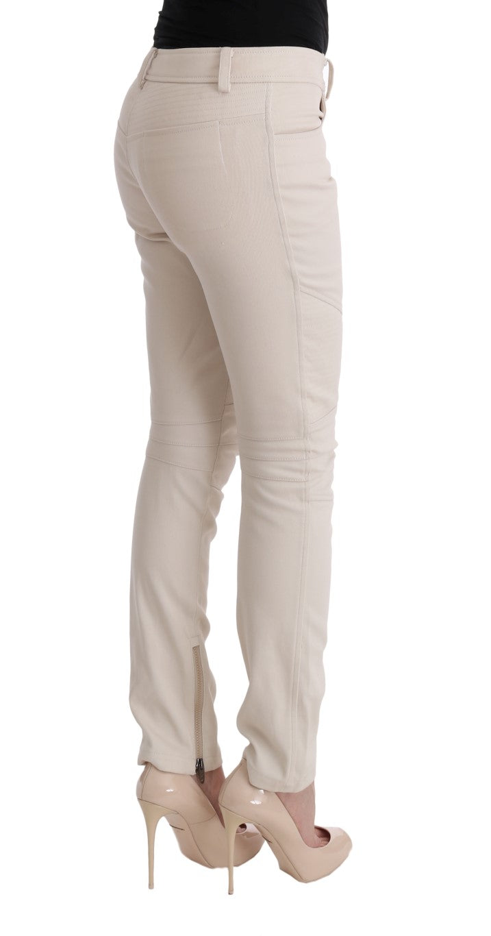 Ermanno Scervino Weiße Slim Fit Freizeitjeans
