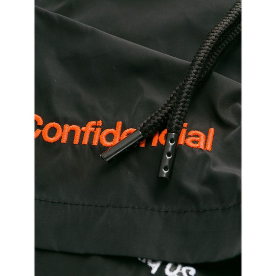 Marcelo Burlon Schwarze Polyamid-Badehose für Männer