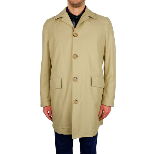 Aquascutum Eleganter beigefarbener Trenchcoat - ein Klassiker im Kleiderschrank