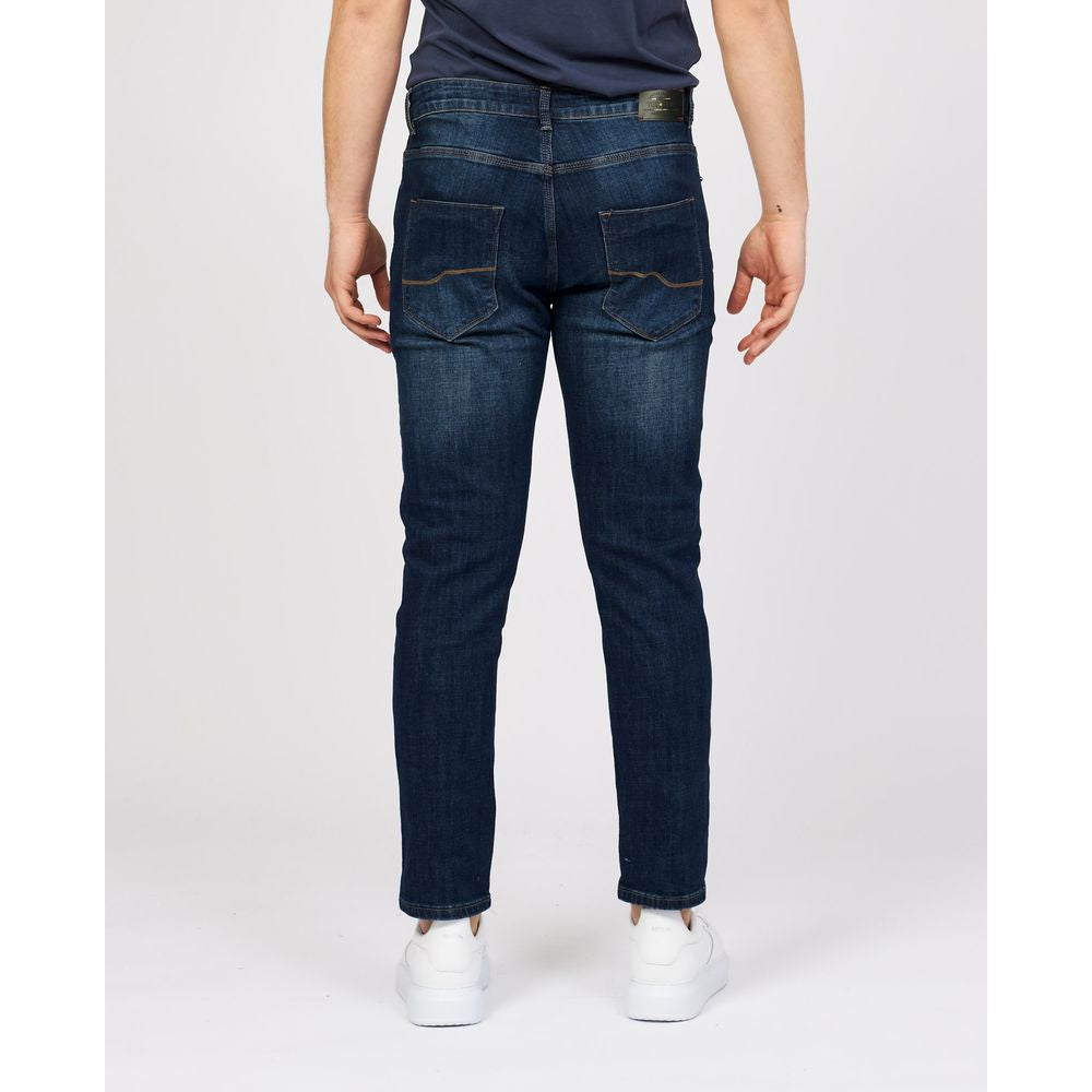 Yes Zee Chic blue five-pocket stretch jeans