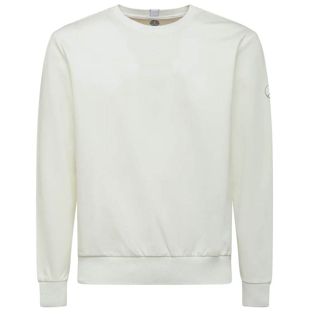 People Of Shibuya Schicker weißer Pullover mit Rundhalsausschnitt aus Tech-Gewebe - Léoré