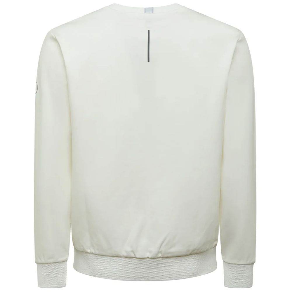 People Of Shibuya Schicker weißer Pullover mit Rundhalsausschnitt aus Tech-Gewebe - Léoré