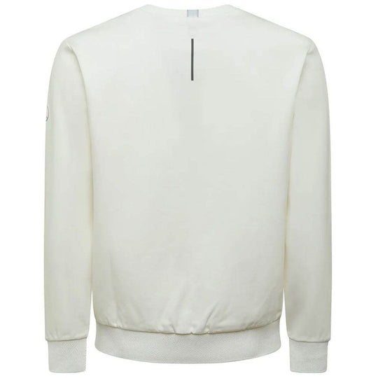 People Of Shibuya Schicker weißer Pullover mit Rundhalsausschnitt aus Tech-Gewebe - Léoré