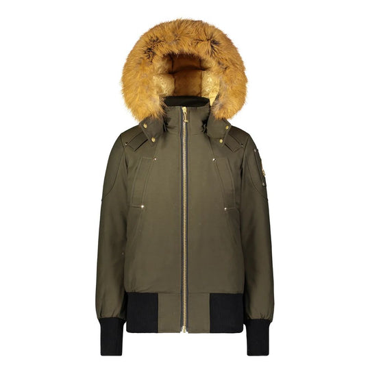 Moose Knuckles Armee Nylon Frauen Bomberjacke
