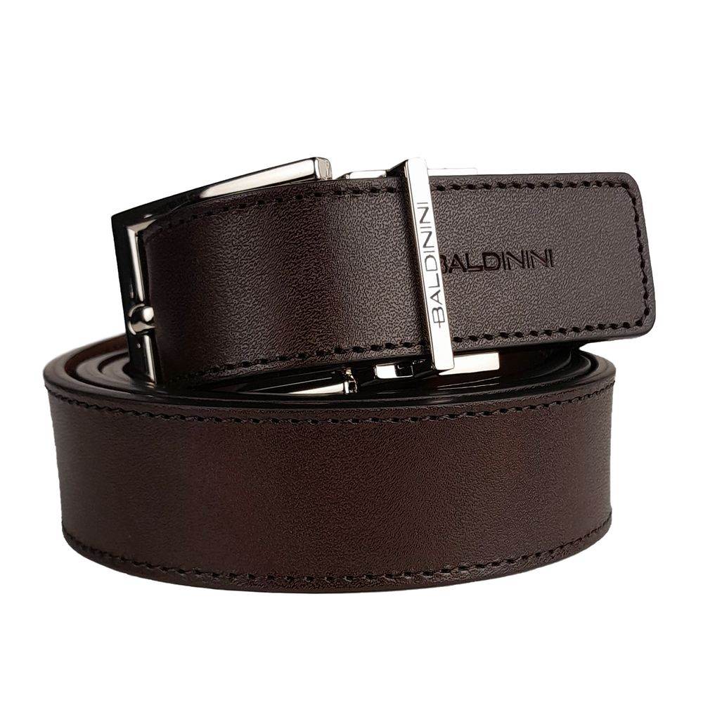 Baldinini Trend Brauner Kalbsleder Herrengürtel - Léoré