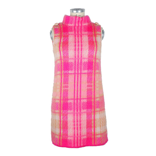 Elisabetta Franchi Fuchsia Marabu Frauen Kleid