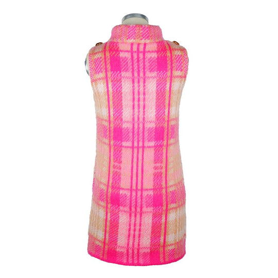 Elisabetta Franchi Fuchsia Marabu Frauen Kleid