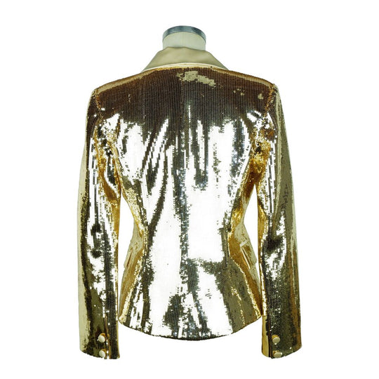 Elisabetta Franchi Zweireihige Jacke mit Paillettenbesatz
