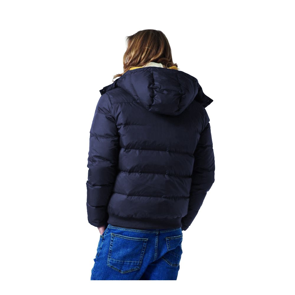 La Martina Blaue Nylon Herrenjacke