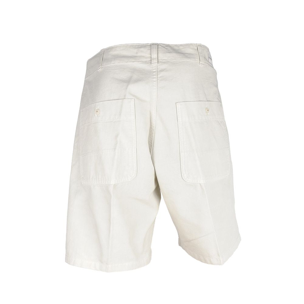Don The Fuller Weiße Herren-Bermudas aus Baumwolle