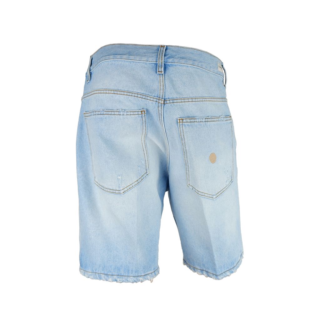 Don The Fuller Blaue Herren-Bermuda-Shorts aus Baumwolle