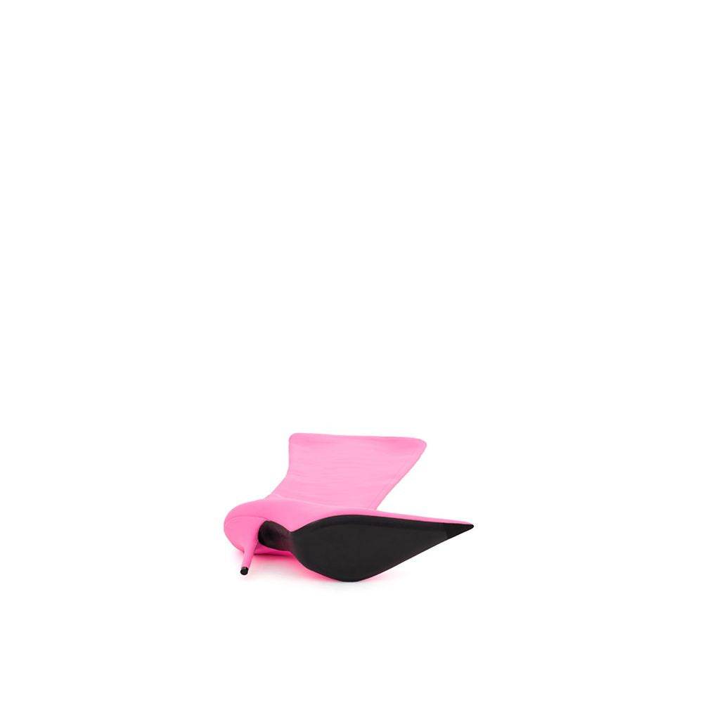 Balenciaga Elegante rosa Polyester-Stiefeletten - Léoré