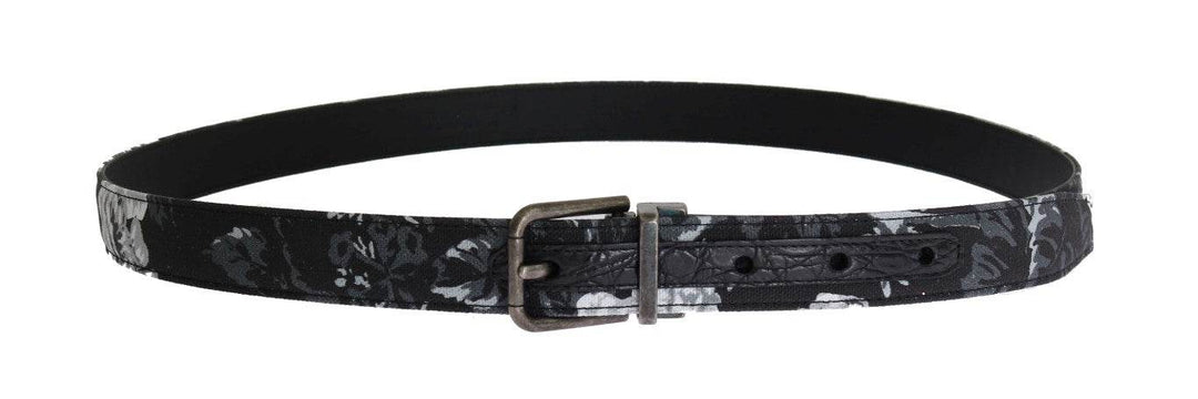 Dolce & Gabbana Eleganter Luxusgürtel mit Blumenmuster für Männer - Léoré