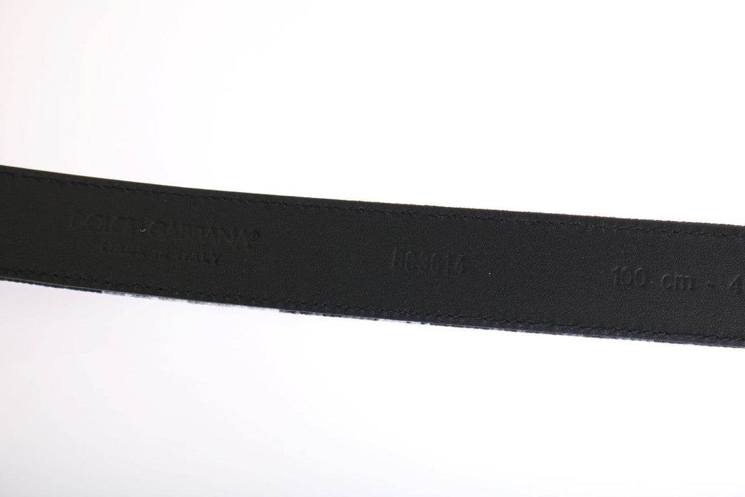 Dolce & Gabbana Eleganter Luxusgürtel mit Blumenmuster für Männer - Léoré
