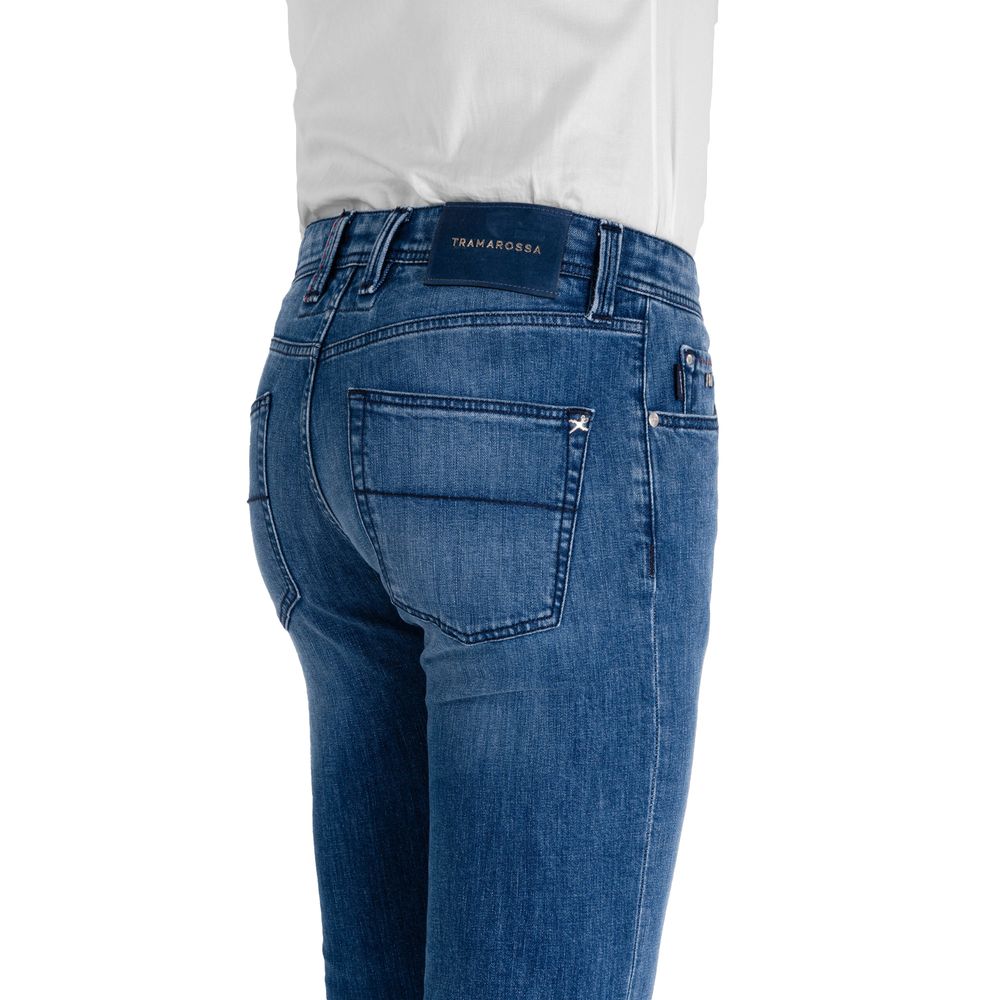 Tramarossa Blaue Baumwolle Herren Jeans