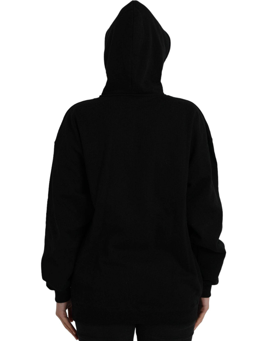 Balenciaga Schwarzes Baumwoll-Logo-Pullover-Sweatshirt mit Kapuze - Léoré