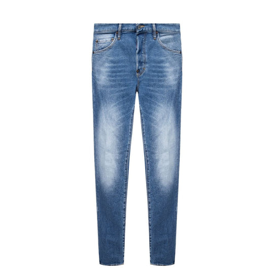 Dsquared² Distressed Jean aus blauer Baumwolle für Männer