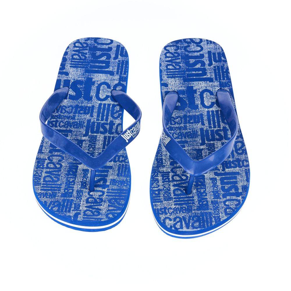 Just Cavalli Hellblaue PVC-Sandale für Männer - Léoré