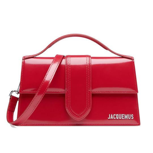 Jacquemus Rote Leder Crossbody Tasche