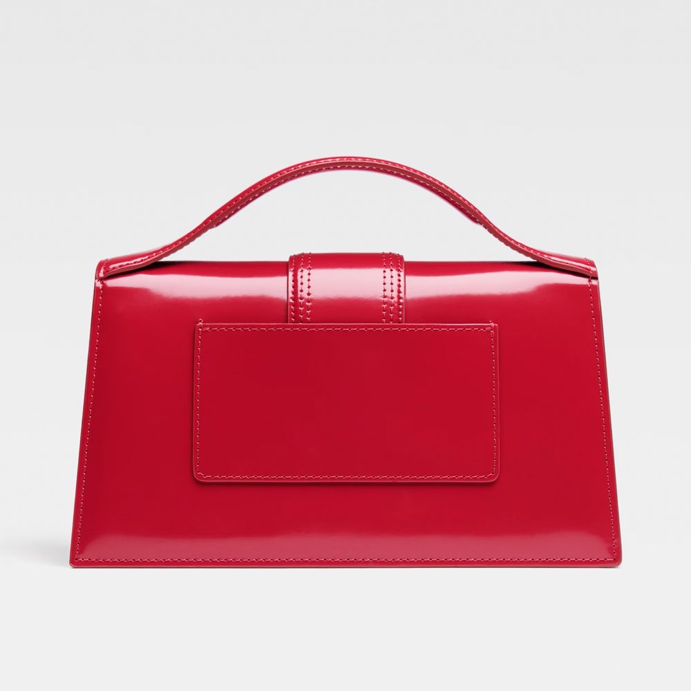 Jacquemus Rote Leder Crossbody Tasche