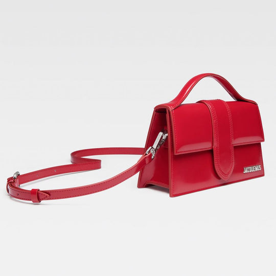Jacquemus Rote Leder Crossbody Tasche
