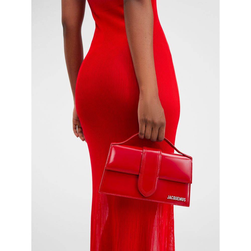 Jacquemus Rote Leder Crossbody Tasche