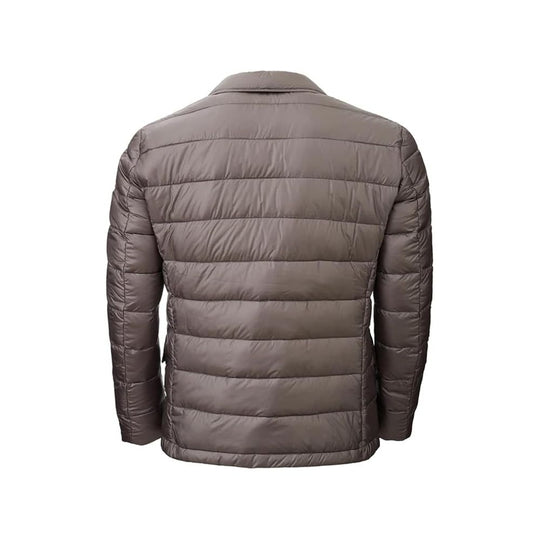 Add Graue Polyamid-Jacke