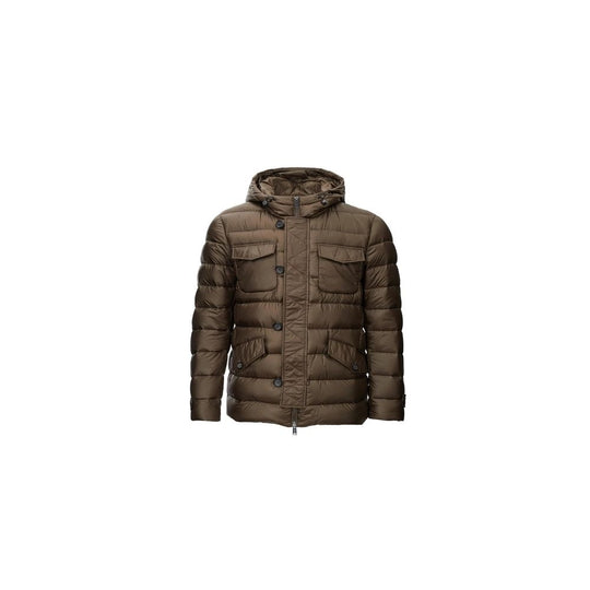 Add Braune Polyamid-Jacke