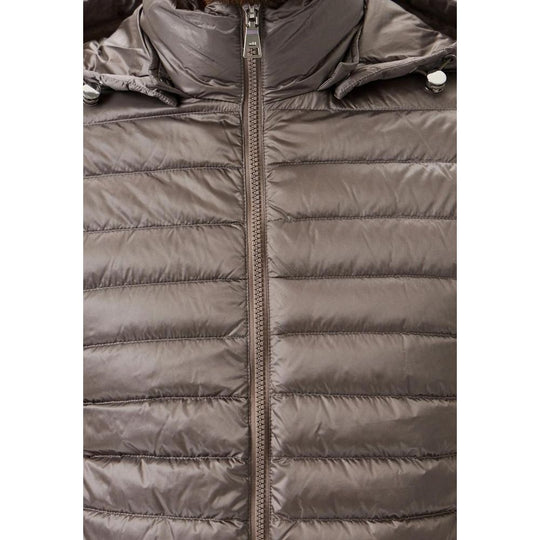 Add Graue Polyamid-Jacke