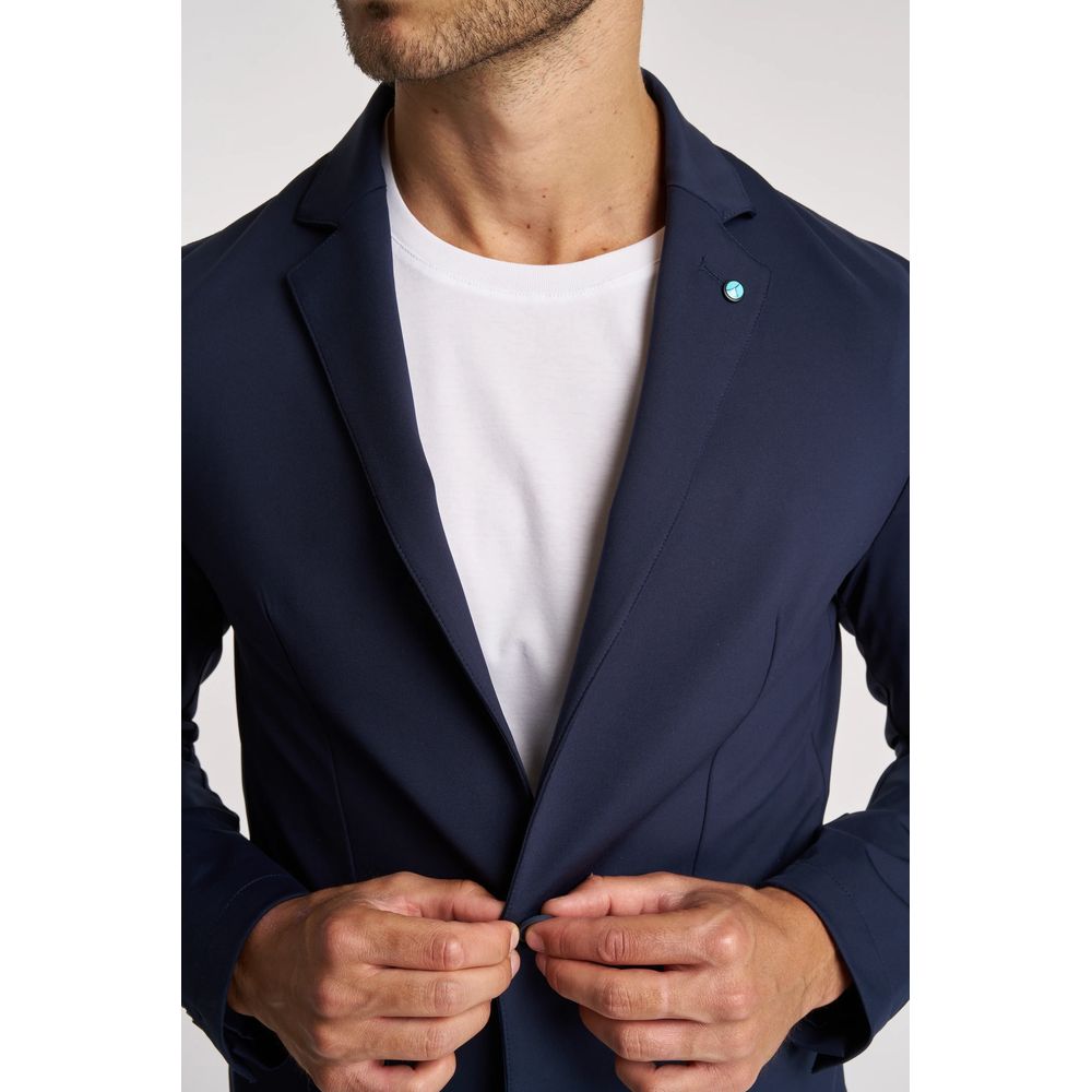 People Of Shibuya Blaue Polyester-Jacke