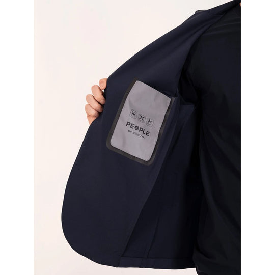 People Of Shibuya Blaue Polyester-Jacke