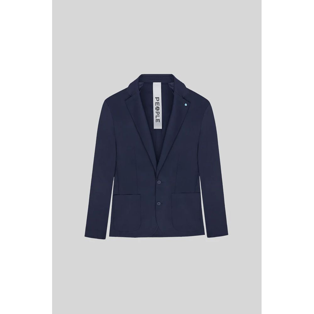 People Of Shibuya Blaue Polyester-Jacke