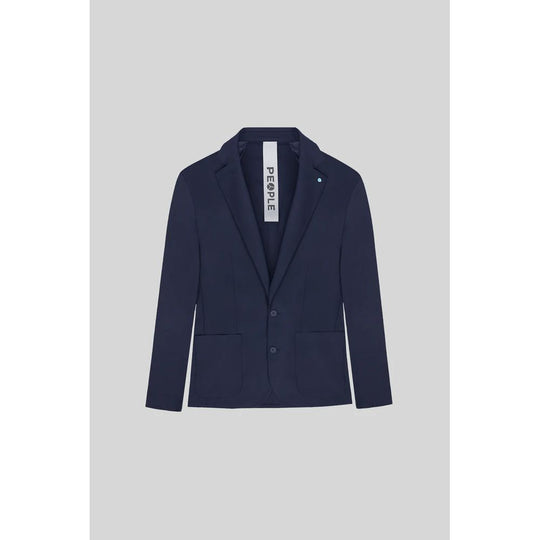 People Of Shibuya Blaue Polyester-Jacke
