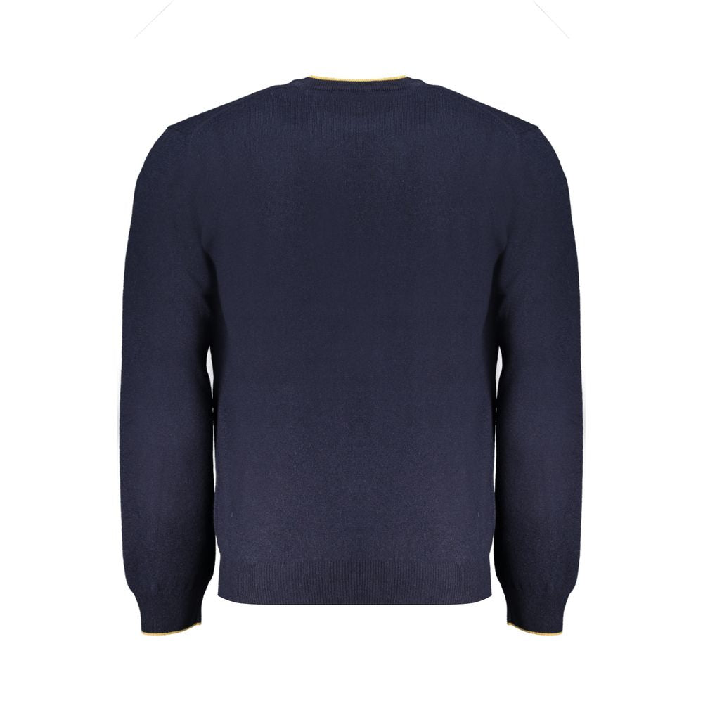 Harmont & Blaine Blauer Kaschmirpullover
