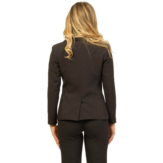 Yes Zee Schwarze Polyester Anzüge & Blazer - Léoré