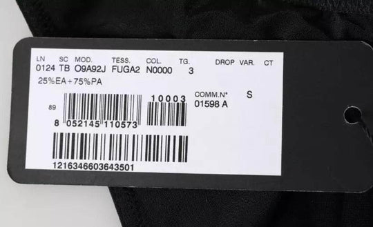 Dolce & Gabbana Schwarze Nylon Bademode Beachwear Bottom Bikini - Léoré