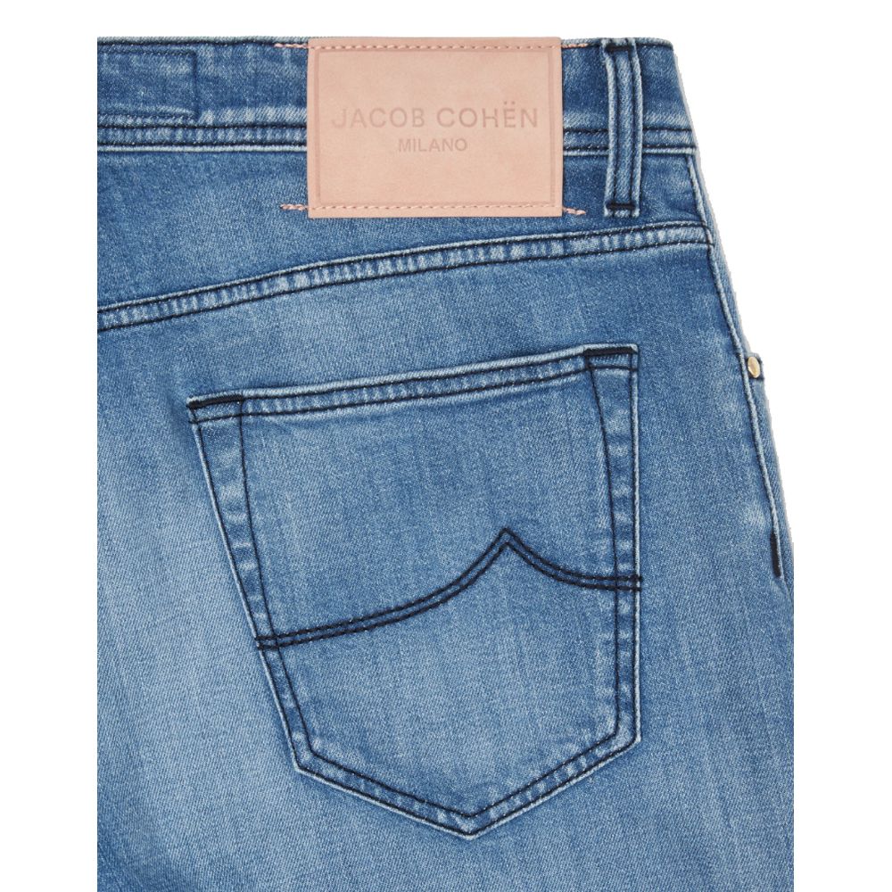 Jacob Cohen Hellblaue Baumwolle Herren Jeans