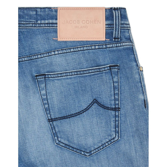 Jacob Cohen Hellblaue Baumwolle Herren Jeans