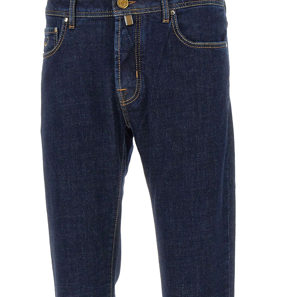 Jacob Cohen Blaue Stretch-Denim-Jeans für Männer