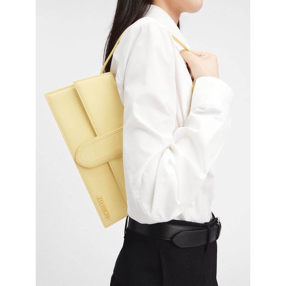 Jacquemus Gelbe Lederhandtasche - Léoré
