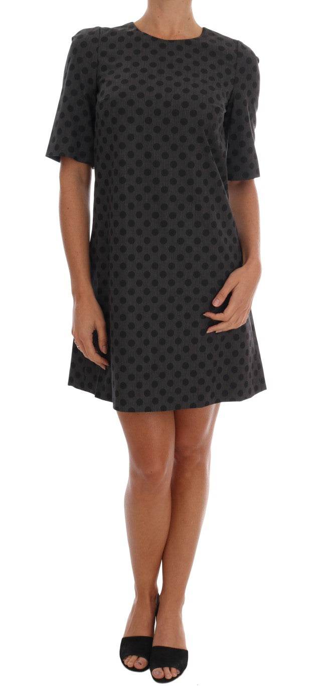 Dolce & Gabbana Elegantes Kleid aus Wollmischung mit Polka Dots - Léoré