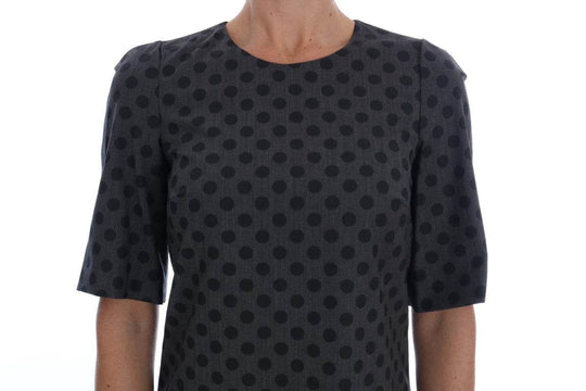 Dolce & Gabbana Elegantes Kleid aus Wollmischung mit Polka Dots - Léoré