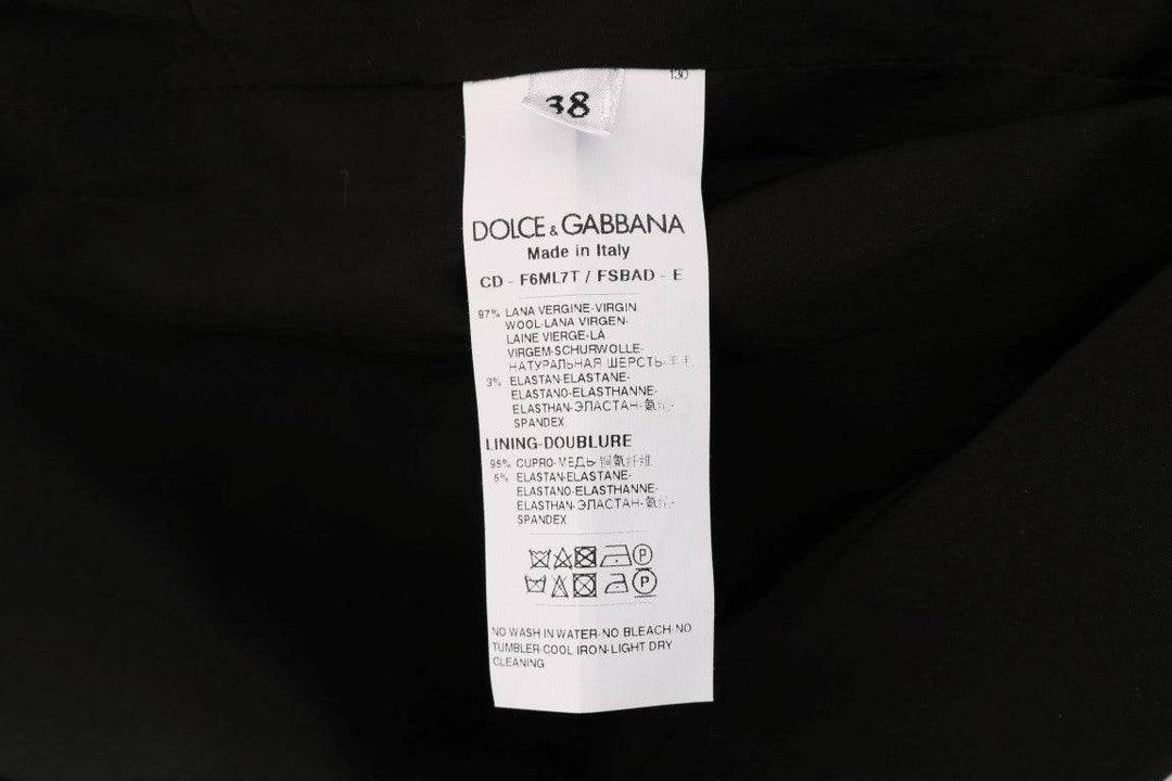 Dolce & Gabbana Elegantes Kleid aus Wollmischung mit Polka Dots - Léoré