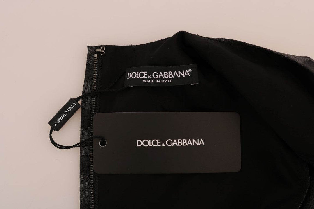 Dolce & Gabbana Elegantes Kleid aus Wollmischung mit Polka Dots - Léoré